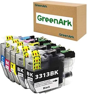 GREENARK LC3313 LC3311Ink Cartridge Replacement for Brother LC3313 LC-3311 Ink Cartridge Work with Brother MFC-J491DW, MFCJ890DW, DCP-J772DW Printer (2Black, 1Cyan, 1Yellow, 1Magenta)-5 Packs