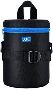 JJC Deluxe Lens Case Pouch Bag for Canon EF 24-70mm f2.8L USM/EF 50mm f1.2L USM/EF 85mm f1.2L II USM, Tamron SP 70-300mm f4-5.6 A005, Sigma APO DG 70-300mm f4-5.6 & More Lens below 3.9" x 6.5"(D x L)