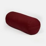 Yoga Bolster For Meditation Yoga (Filled with Cotton) (Maroon Standard)