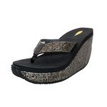 Volatile Women's Cha-Ching Wedge Sandal multicolored Size: 5 UK