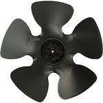 241639502 Condenser Fan Motor Blade - Compatible Frigidaire Electrolux Kenmore Refrigerator Parts - Replaces AP5971556 4245422 PS11703633 - Comes in Black Color - Made of Sturdy Materials