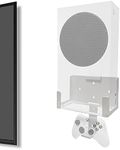 Wall Mount for Xbox Series S (Mount The Console & Accessories on Wall Near or Behind TV Left/Right), Wall Shelf Bracket Kit for XSS System