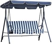 Outsunny 3 Seater Swing Chair with 