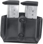 Gould & Goodrich B851-3 Gold Line Double Mag Case With Belt Loops (Black) Fits BERETTA 84, 9mm, .40 (all); COLT 9mm, .40, 10mm, .45 (all); H&K P2000, P2000SK, P30; KIMBER all except Polymer; SIG 9mm, .357, .40, .45 (all), 250 COMPACT 9MM, 40, .357; RUGER 9 mm, .40, .45 (all); SW M&P COMPACT 9MM, .357, .40, SW M&P 9MM, .40, .357, all except Sigma; SPRINGFIELD XD 3, XD 4, XD Tactical; TAURUS 24/7; WILSON SENTINEL ULTRA COMPACT, CQB COMPACT, STEALTH, TACTICAL, CQB, PROTECTOR, TACTICAL, ELITE.