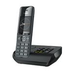 Gigaset Family Plus A - Cordless DECT phone with answering machine - Elegant design - Brilliant audio quality even when hands-free - Phone Book with 200 contacts - Single Heandset, titanium black