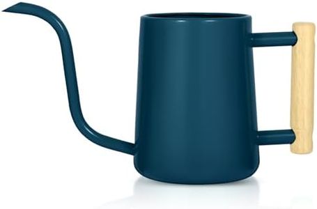 Watering Can Indoor Plants, 35 oz/1000 ml Metal Stainless Steel Watering Can Pot with Long Spout for Indoor House Plants Bonsai Outdoor Garden Flower Decorative (Dark Blue)