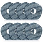 AGOOG 8 Pack Mop Pads Compatible with eufy X10 Pro Omni / X9 Pro Robot Vacuum Cleaner, Spin Cleaning Pads Replacement Accessories Set