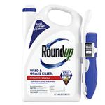 Roundup Weed & Grass Killer₄ with Comfort Wand, Use in and Around Flower Beds, Trees, and Driveways, 1 gal.