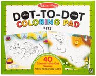 Melissa & Doug - 123 Dot-to-Dot Coloring Pad - Pets