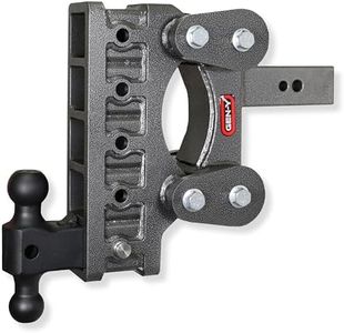 GEN-Y Hitch Heavy Duty Tow Hitch for 2.5" Receiver - 9" Drop/Rise with 5 Adjustable Positions, Includes Dual Ball Mount and Locking Pin, 32,000 lbs Towing Capacity, 3,500 lbs Tongue Weight