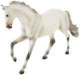 Breyer Traditional Series Catch Me Model Horse | 13" x 11.25" | Horse Toy | 1:9 Scale | Model #1806,White, Grey