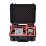 Careflection Waterproof Hard Carrying ABS Double Layer case - Can Hold Tablets, Landing Pad, Tablet Holder and Other DJI Accessories for DJI Mavic Air 2 / Air 2S (ABS)