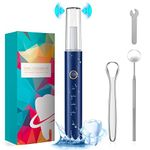 HassoKon Teeth Cleaning Kits with 4 Adjustable Modes, 4 Cleaning Heads (Blue)