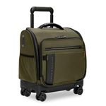 Briggs & Riley Cabin Spinner - Carry On Luggage for Travel, Suitcases with Wheels, Softside Rolling Bag for Men & Women, Fits Under Plane Seat, Telescoping Handle - ZDX Collection, Hunter