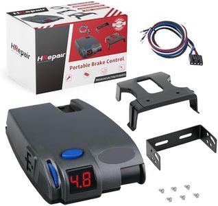 HRepair Universal Trailer Brake Controller for Trailers with 1-3 Axles Compatible with Ford GM Chevy Dodge RAM Toyota Jeep etc. Replacement 90160 Primus IQ Brake Controller