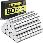 TRYMAG 80Pcs Small Refrigerator Mag