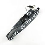 JDM Style Car Painting Cellphone Lanyard JDM Racing Car Keychain ID Holder Mobile Neck Strap for Infiniti Car SUV Q50 QX50 (Black)