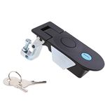 Sharplace Compression Latch/Lever Lock for Horsebox, Trailers, Locker Doors, Heavy Duty Cabinet Locks, Coated Zinc Alloy Tack Locker, Security Door Locker, Black