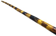 Craftcane Martial Arts Light Weight & Flexible, Silambam Stick, Fitness Exercise Stick - Brown