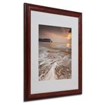 Trademark Fine Art Etretat Artwork by Mathieu Rivrin, 16 by 20-Inch, Wood Frame