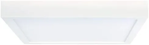 Bulbrite 9 Inch Flush Mount Square LED Ceiling Light, 75 Watt Equivalent, White