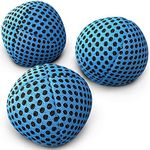 speevers Juggling Balls for Beginners and Professionals, XBalls Set of 3 Fresh Design - 5 Beautiful Uni Colors Available, 2 Layers of Net Carry Case, Choice of The World Champions 120g (Blue)