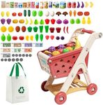 Jovow 98pcs Kids Shopping Cart Trol