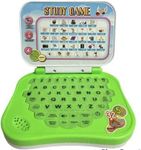 HK Toys Educational Learning Kids Laptop Tablet Computer Plus Piano with led Screen Music Fun Toy Activities for Kids Toddlers 1 2 3 4 5 6 + Year Old albhabet Words Sound a b c 1 2 3