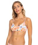 Roxy Printed Beach Classics Athletic Tri Bright White Floral Escape LG