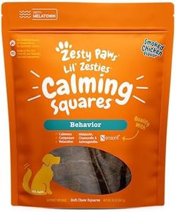 Zesty Paws Flavored Soft Chews - Calming for Dogs Anxiety Composure Relief with Ashwagandha Melatonin Chamomile Passionflower Dog Stress Separation Aid for Fireworks and Thunder 20 oz…
