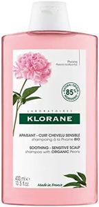 Klorane Shampoo with Peony, Soothing Relief for Dry Itchy Sensitive Scalp, pH Balanced, Provides Scalp Comfort (400ml)