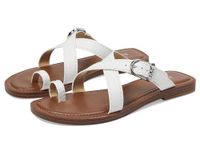 Michael Kors Women's Ashton Flat Thong Sandal, Optical White, 8