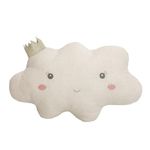 MON AMI Reine Cloud Pillow, Huggable Cloud Shaped Pillow, Plush & Decorative Accessory Cushion for Child’s Nursery, Bed or Couch, Perfect Party Favor & Birthday Gifts, 16 * 10 * 3“