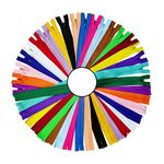 KGS Invisible Zippers for Sewing | Invisible Zippers for Dresses, Skirts, Pillows or Sewing Craft | 20 Assorted Colors | 20 pcs/Pack (09 Inch)