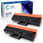 LxTek Compatible Toner Cartridge Replacement for Samsung 111S 111L MLT-D111S MLT-D111L to use with Xpress SL-M2020W M2020W SL-M2070FW M2070FW SL-M2070W M2070W Printer (2 Black, High Yield)