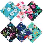 18 Pieces Glasses Cleaning Cloth Cute Flower Spring Floral Design Microfiber Cleaning Cloth Multicolor Eye Glasses Lens Cleaner Cloth Soft Whiper for Women Girls Glasses Reusable Cloth Wipes for Phone