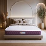 Sleepwell Orthopedic 8 Inch Mattress | King Size Bed Mattress | Pressure Comfort & Body Support | Multi Layer | Anti-Microbial | Medium Firm | HR Foam | Knitted Fabric | 78X72X8 | 10 Years Warranty
