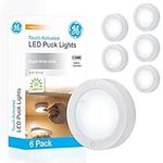 GE Wireless LED Puck Lights, 6 Pack