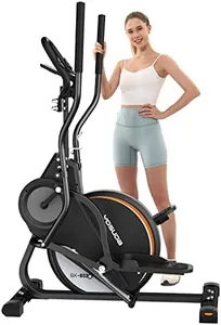 YOSUDA Pro Cardio Climber Stepping Elliptical Machine, 3-in-1 Elliptical Machine Stair Stepper Trainer, Total Body Fitness Cross Trainer with Quiet Magnetic Driving System, 16 Resistance