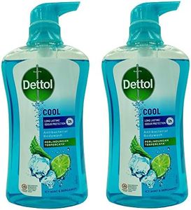 Dettol Anti Bacterial pH-Balanced Body Wash, Cool, 21.1 Oz/625 Ml (Pack of 2)