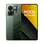 POCO M7 Pro 5G Smartphone – 12GB+256GB, 6.67" FHD+ Display, 64MP AI Camera, MediaTek Processor, 5000mAh Battery, 33W Fast Charging, Dual SIM – Green