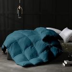 Razzai King Comforter 500 GSM Winter Comforter Premium Collection Quilted Comforter (92" x 106" Inches/233cm x 269cm) - King Size Comforter|Teal | Microfibre, Lightweight