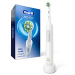 Oral B White Pro 1000 Power Rechargeable Electric Toothbrush for adults, Powered by Braun,pack of 1