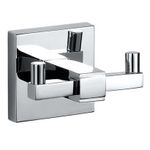 Jaquar Brass Double Coat Hook (Chrome)