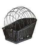 Trixie Bicycle Basket For Carrier, With Lattice, 35X49X55cm, Black