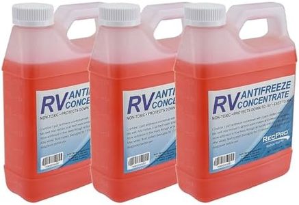 RecPro 32 Ounces -50 Degree Fahrenheit Protection RV Antifreeze Concentrate Mixing Fluid for Winterizing Recreational Vehicles (3 Pack)…