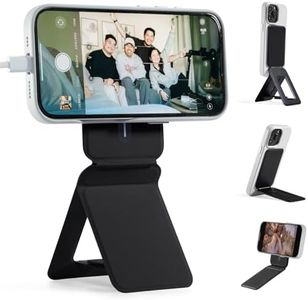 MOFT Tripod for iPhone 16/15/14/13/12 Series, Snap Invisible Phone Tripod Stand with 3 Modes for Self-vlogging, Browsing, Macro Photography, Video Call, Portable Lightweight Phone Stand (Jet Black)