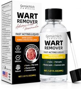 2026 Upgrade NDC Listed Wart Remover Liquid, with GMP Grade OTC Care Maximum Strength 17%Salicylic Acid + Urea for Common & Plantar Warts on Hands & Feet, Precision Brush, Fast-Drying, [1 fl oz]