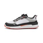 PUMA Men's Ignite Elevate X Golf Shoe Sneaker, white black, 14.5 UK