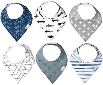 Copper Pearl Baby Bandana Bibs - 6 Pack Soft Cotton Baby Bibs for Drooling and Teething, Absorbent Drool Bibs for Baby Boy, Adjustable to Fit Newborns to Toddlers, Tons of Styles (Rider Set)